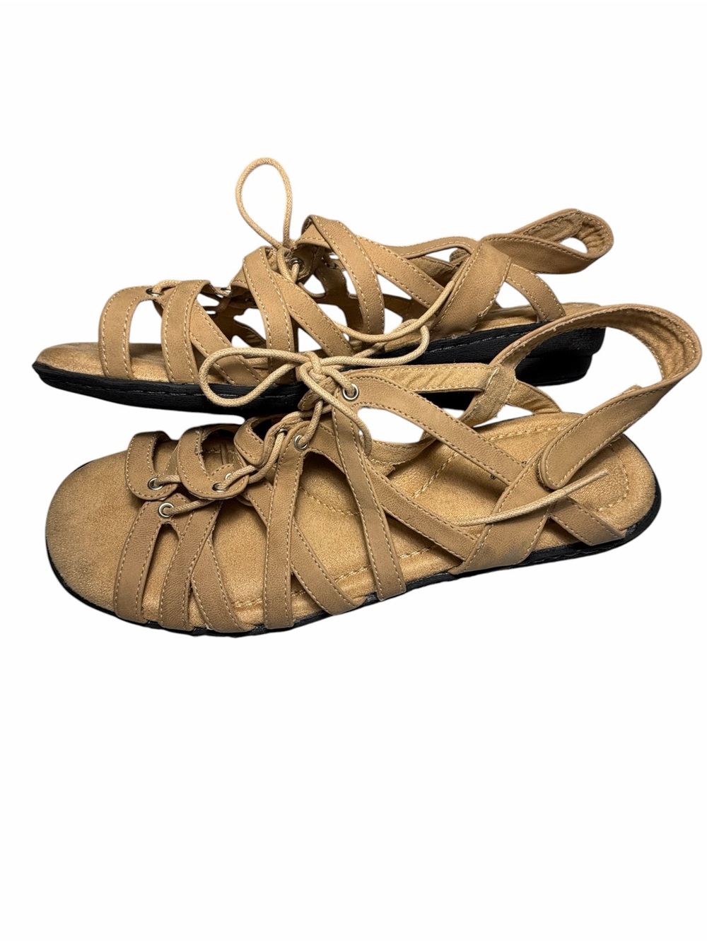 Cobbie Cuddlers Lace Up Sandals Women’s 9